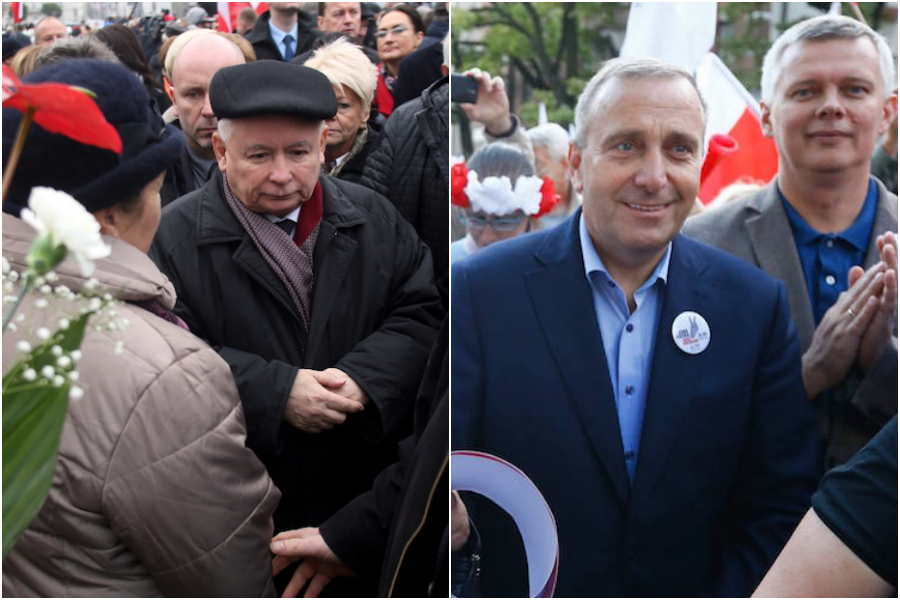 schetyna i kaczyński